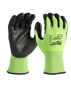 Milwaukee Hi-Vis Schnittschutzhandschuhe Klasse 3/C (Größe 11 (XXL) 144er Pack)