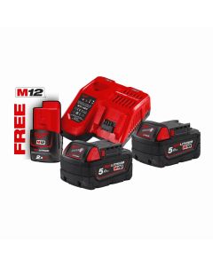 Milwaukee M18NRG-502 (18V Starterset)